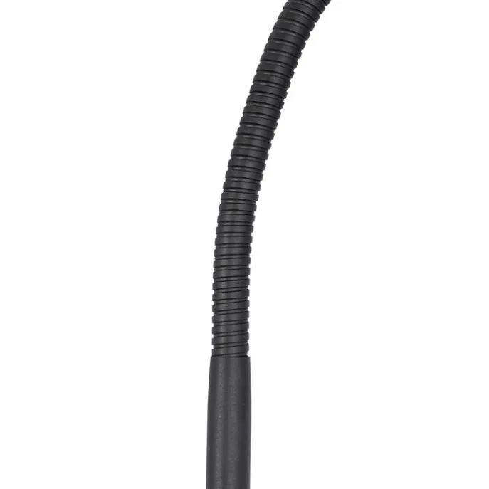 Bureauventilator zwart incl. LED 2700K - Dores