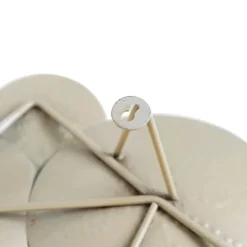 Decorateive oosterse wandlamp goud met wit 2-lichts - Hikina