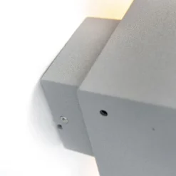 Denmark moderne buitenwandlamp grijs IP44