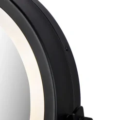 Design badkamerspiegel zwart incl. LED verstelbaar IP44 - Vicino