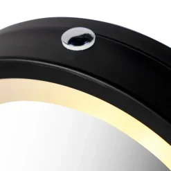 Design badkamerspiegel zwart incl. LED verstelbaar IP44 - Vicino