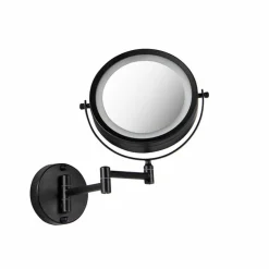 Design badkamerspiegel zwart incl. LED verstelbaar IP44 - Vicino