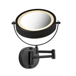 Design badkamerspiegel zwart incl. LED verstelbaar IP44 - Vicino