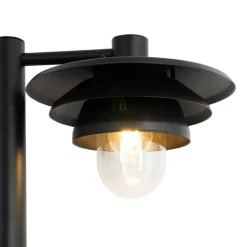 Design buiten paaltje zwart 100 cm IP44 - Morty