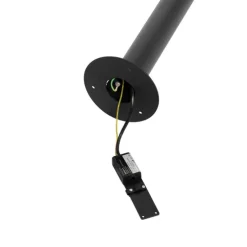 Design buiten paaltje zwart 100 cm IP44 - Morty