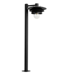 Design buiten paaltje zwart 100 cm IP44 - Morty