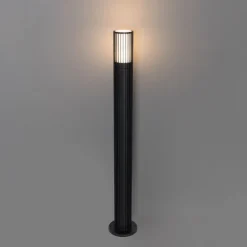 Design buiten paaltje zwart 80 cm IP44 - Boris