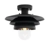 Design buiten plafondlamp zwart IP44 - Morty