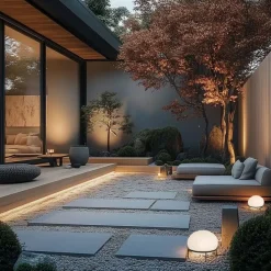 Design buiten tafellamp zwart - Jannie