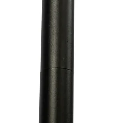 Design buiten vloerlamp zwart met witte kap IP44 - Robbert