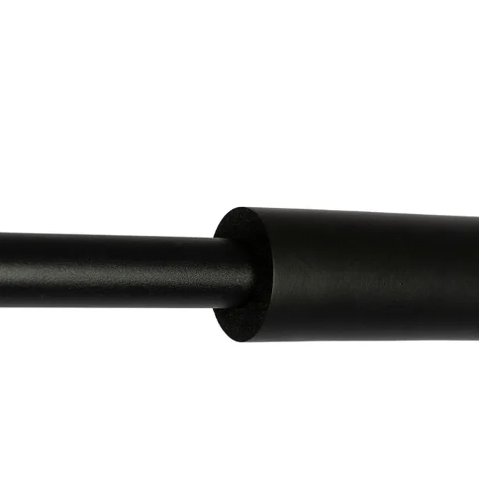 Design buiten vloerlamp zwart met witte kap IP44 - Robbert