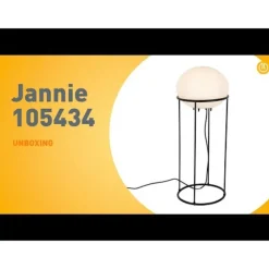 Design buiten vloerlamp zwart - Jannie