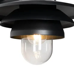 Design buiten wandlamp zwart IP44 - Morty