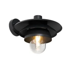 Design buiten wandlamp zwart IP44 - Morty