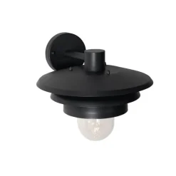 Design buiten wandlamp zwart IP44 - Morty