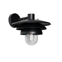 Design buiten wandlamp zwart IP44 - Morty