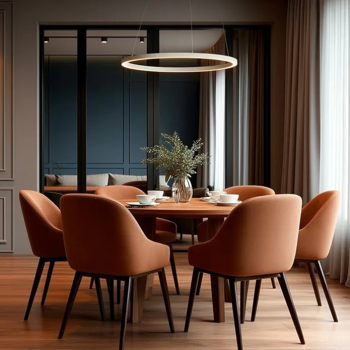 Design hanglamp beige 80cm incl. LED 3-staps dimbaar - Girello