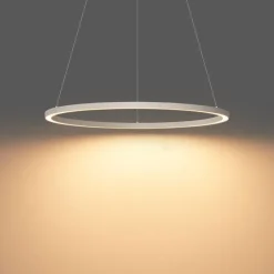 Design hanglamp beige 80cm incl. LED 3-staps dimbaar - Girello