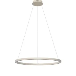 Design hanglamp beige 80cm incl. LED 3-staps dimbaar - Girello