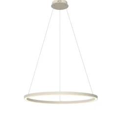 Design hanglamp beige 80cm incl. LED 3-staps dimbaar - Girello