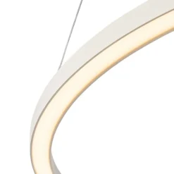 Design hanglamp beige 80cm incl. LED 3-staps dimbaar - Girello