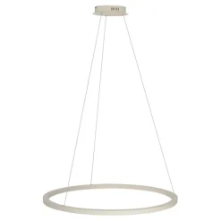 Design hanglamp beige 80cm incl. LED 3-staps dimbaar - Girello