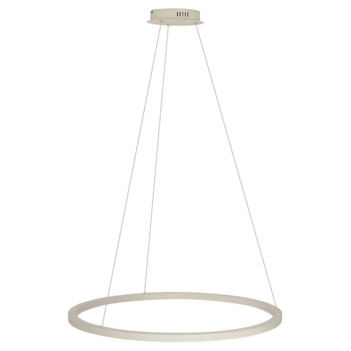 Design hanglamp beige 80cm incl. LED 3-staps dimbaar - Girello