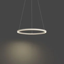 Design hanglamp beige 60cm incl. LED 3-staps dimbaar - Girello