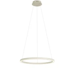 Design hanglamp beige 60cm incl. LED 3-staps dimbaar - Girello
