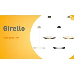 Design hanglamp beige 60cm incl. LED 3-staps dimbaar - Girello