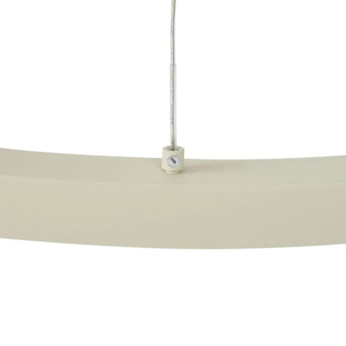 Design hanglamp beige 60cm incl. LED 3-staps dimbaar - Girello