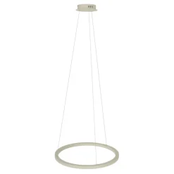 Design hanglamp beige 60cm incl. LED 3-staps dimbaar - Girello