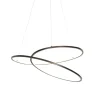 Design hanglamp brons 72 cm incl. LED 3-staps dimbaar - Rowan