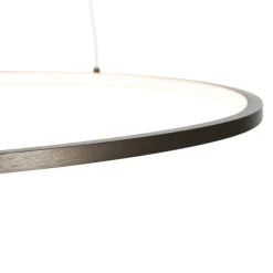 Design hanglamp brons 72 cm incl. LED 3-staps dimbaar - Rowan