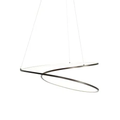 Design hanglamp brons 72 cm incl. LED 3-staps dimbaar - Rowan