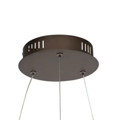 Design hanglamp brons 72 cm incl. LED 3-staps dimbaar - Rowan