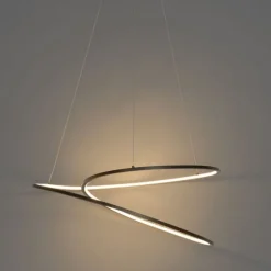Design hanglamp brons 72 cm incl. LED 3-staps dimbaar - Rowan