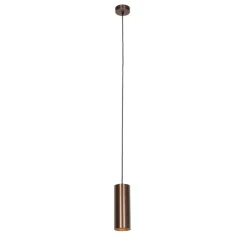 Design hanglamp donkerbrons GU10 50mm - Tubo