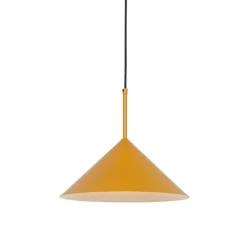 Design hanglamp geel driehoek - Triangolo