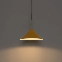Design hanglamp geel driehoek - Triangolo
