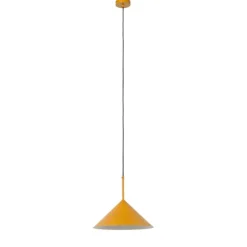 Design hanglamp geel driehoek - Triangolo