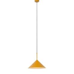 Design hanglamp geel driehoek - Triangolo
