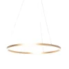 Design hanglamp goud 80 cm incl. LED 3-staps dimbaar - Anello