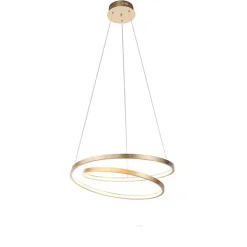 Design hanglamp goud 55 cm incl. LED dimbaar - Rowan