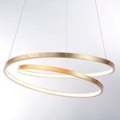 Design hanglamp goud 55 cm incl. LED dimbaar - Rowan