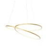 Design hanglamp goud 72 cm incl. LED 3-staps dimbaar - Rowan