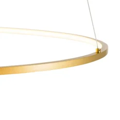 Design hanglamp goud 72 cm incl. LED 3-staps dimbaar - Rowan