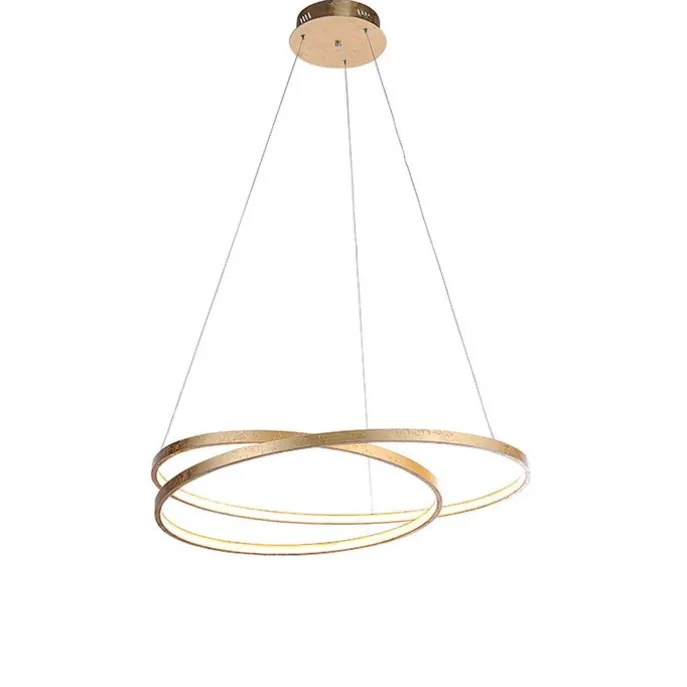 Design hanglamp goud 72 cm incl. LED dimbaar - Rowan