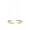 Design hanglamp goud 40 cm incl. LED 3-staps dimbaar - Anello