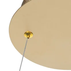 Design hanglamp goud 40 cm incl. LED 3-staps dimbaar - Anello